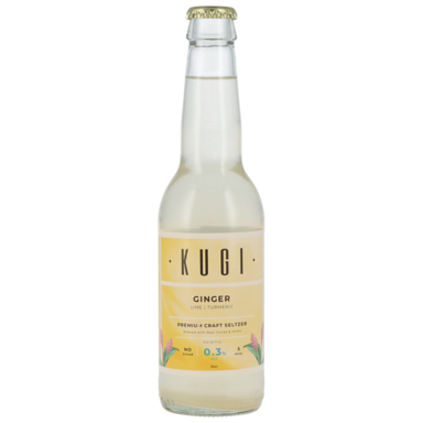 KUGI 0.3% Premium Craft Seltzer Gingembre - 33cl