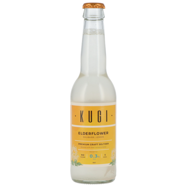 KUGI 0.3% Premium Craft Seltzer au Fleur de Sureau - 33cl