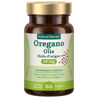 Holland & Barrett Oregano Olie 28 mg - 60 Capsules