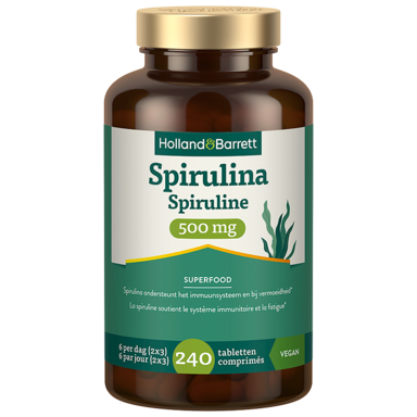 Holland & Barrett Spirulina 500mg - 240 tabletten