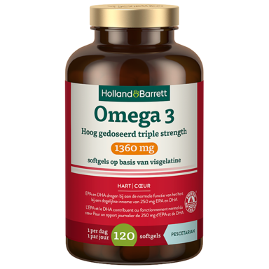 Holland & Barrett Oméga-3 1360mg - 120 softgels