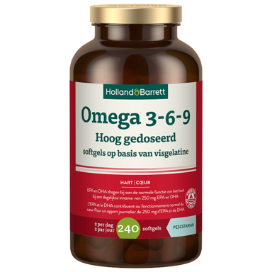 Holland & Barrett Oméga 3/6/9 - 240 softgels