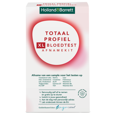 Holland & Barrett Totaal Profiel XL Bloedtest Afnamekit - 1 stuk