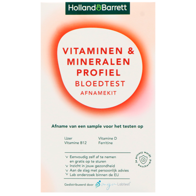 Holland & Barrett Vegetariër Profiel Bloedtest Afnamekit - 1 stuk