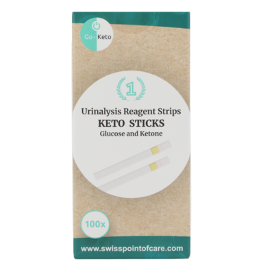 Go-Keto Urinesticks Glucose & Ketose – 100 stuks