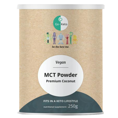 Go-Keto Vegan MCT-Poeder Premium Coconut - 250 g