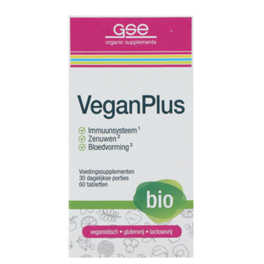 GSE VeganPlus - 60 tabletten