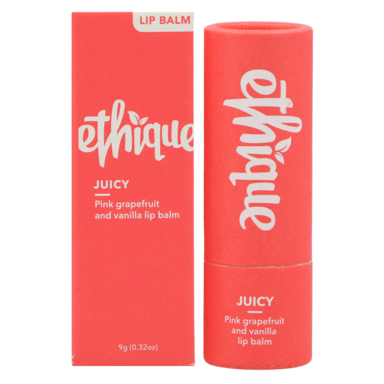 Ethique 'Juicy' Baume à Lèvres Pamplemousse Rose et Vanille - 9 g