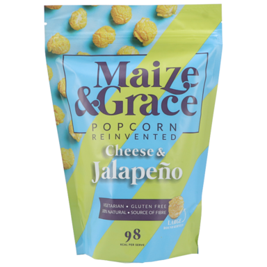 Maize & Grace Popcorn Cheese & Jalapeño - 36g