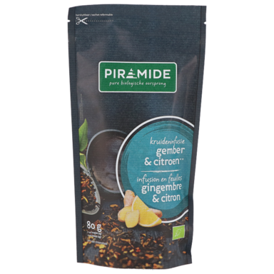 Piramide Kruideninfusie Gember & Citroen - 80g