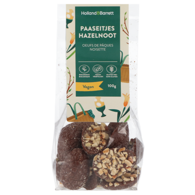 Holland & Barrett Vegan Paaseitjes Hazelnoot Bio - 100g