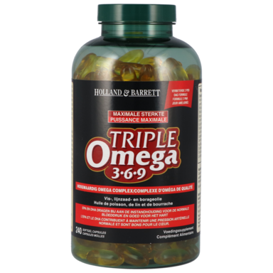 Holland & Barrett Triple Oméga 3-6-9 - 240 capsules softgel