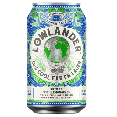 Lowlander 0.3% Cool Earth Lager - 330ml