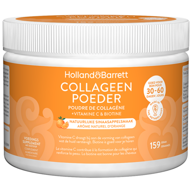 Holland & Barrett Collageen Poeder + Vitamine C & Biotine - 159 gram