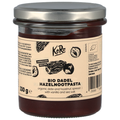 KoRo Dadel Hazelnootpasta Bio - 330g