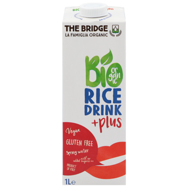 The Bridge Rijstdrink Plus Bio - 1L