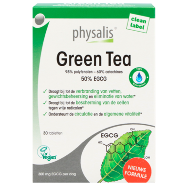 Physalis Green Tea - 30 tabletten