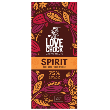Lovechock SPIRIT Rich Dark 75% Cacao - 70g