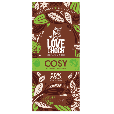 Lovechock COSY Hazelnut 58% Cacao - 70g