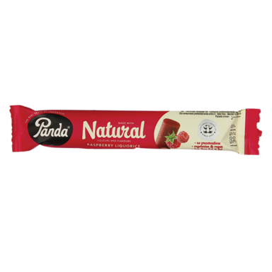 Panda All Natural Barre framboise réglisse 32 g