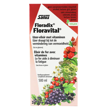 Floravital Herbal Formule fer et vitamines (500ml)