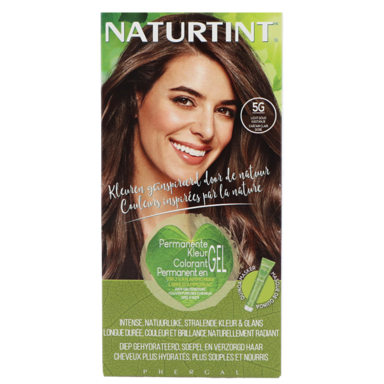 Naturtint Permanente Haarkleuring 5G Licht Goud Kastanje - 170ml