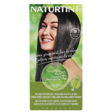 Naturtint Permanente Haarkleuring 1N Ebbenhout Zwart - 170ml