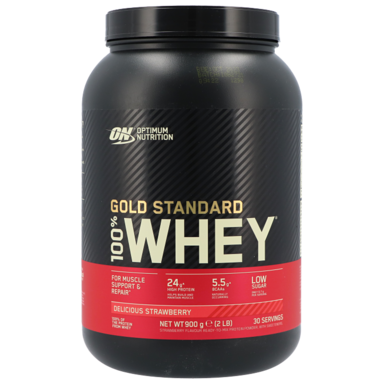 Optimum Nutrition Gold Standard 100% Whey Delicious Strawberry - 900g