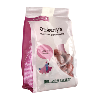 Holland & Barrett Yoghurt Coated Cranberries (125gr)