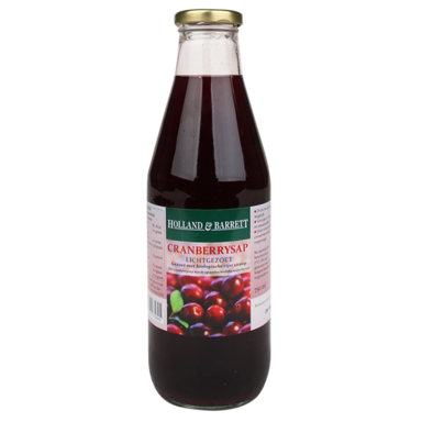 Holland & Barrett Cranberrysap Lichtgezoet (750ml)
