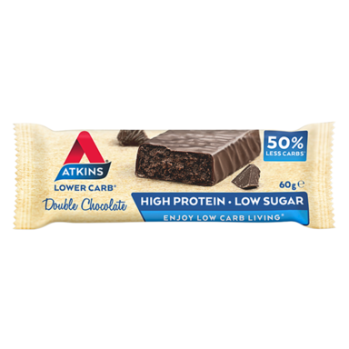 Atkins Double Chocolate Reep 60gr
