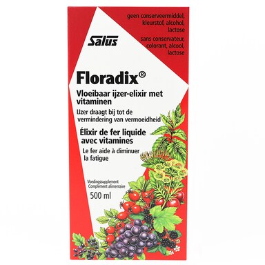 Floradix Sirop fer formule 500 ml