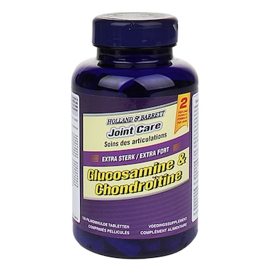 Holland & Barrett Glucosamine Chondroïtine Extra Sterk (120 Tabletten)