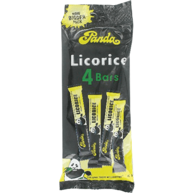 Panda All Natural Réglisse douce Barre 4 x 32 g