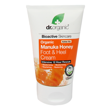 Dr. Organic Manuka Honey Foot & Heel Cream - 125ml