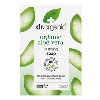 Savon Dr. Organic à l'Aloe Vera 100 g