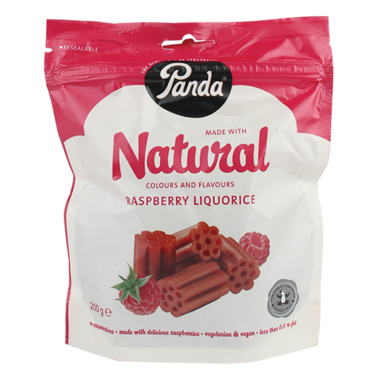 Panda réglisse framboise 200 g