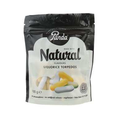Panda réglisse torpilles 100 g