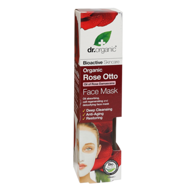 Dr. Organic Rose Otto Masker - 125ml
