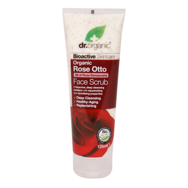 Dr. Organic Rose Face Scrub - 125ml
