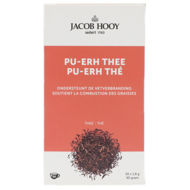 Jacob Hooy Pu Erh Thee (50 Theezakjes)