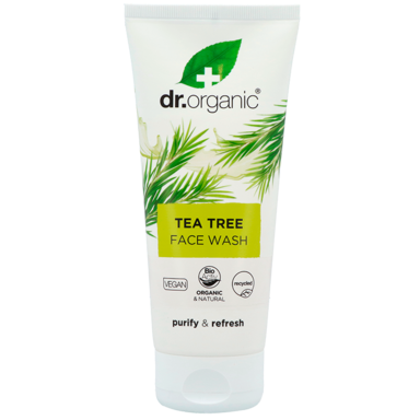 Dr. Organic Tea Tree Face Wash - 200ml