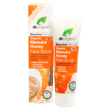 Dr. Organic Manuka Honing Gezichtsscrub - 125ml