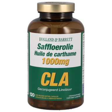 Holland & Barrett CLA Saffloerolie, 1000mg (120 Capsules)