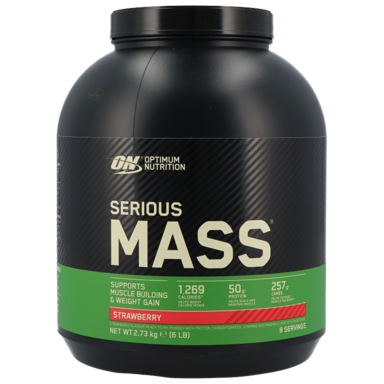 Optimum Nutrition Serious Mass Strawberry - 2,73 kg