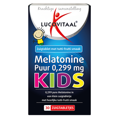 Lucovitaal Melatonine Puur Kids, 0.299mg (30 Zuigtabletten)