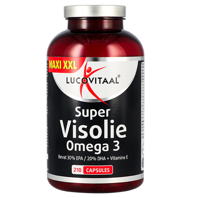 Lucovitaal Super Visolie Omega 3-6 - 210 capsules