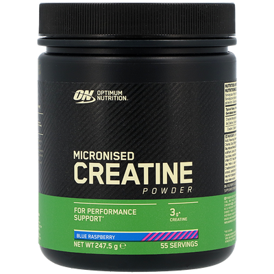 Optimum Nutrition Micronised Creatine Powder Blue Raspberry - 247,5g