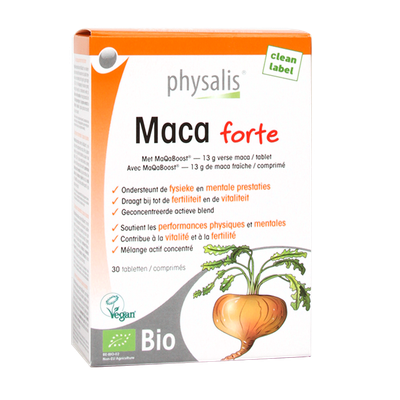 Physalis Maca Forte Bio - 30 tabletten