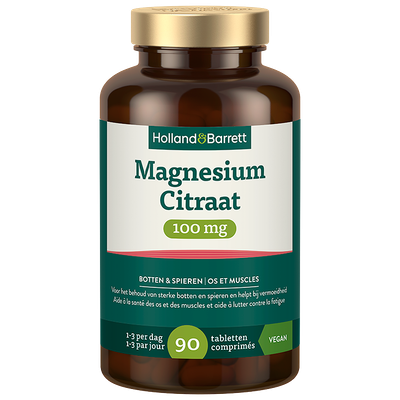 Holland & Barrett Magnesium Citraat 100mg - 90 tabletten